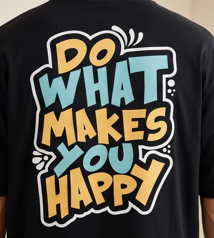 Do What Makes You Happy Oversized T-Shirt