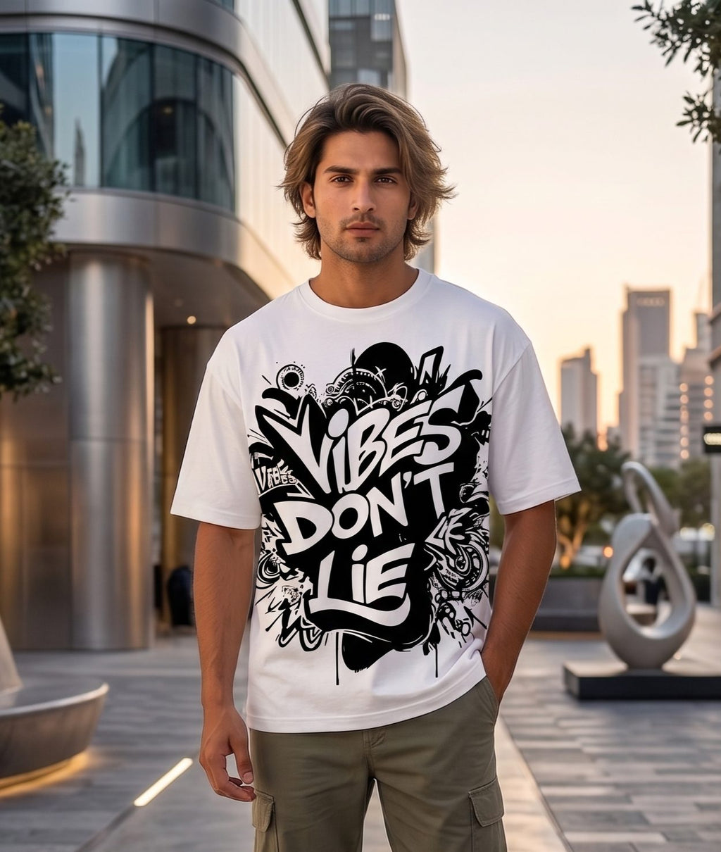 Vibes Don't Lie Oversized T-Shirt