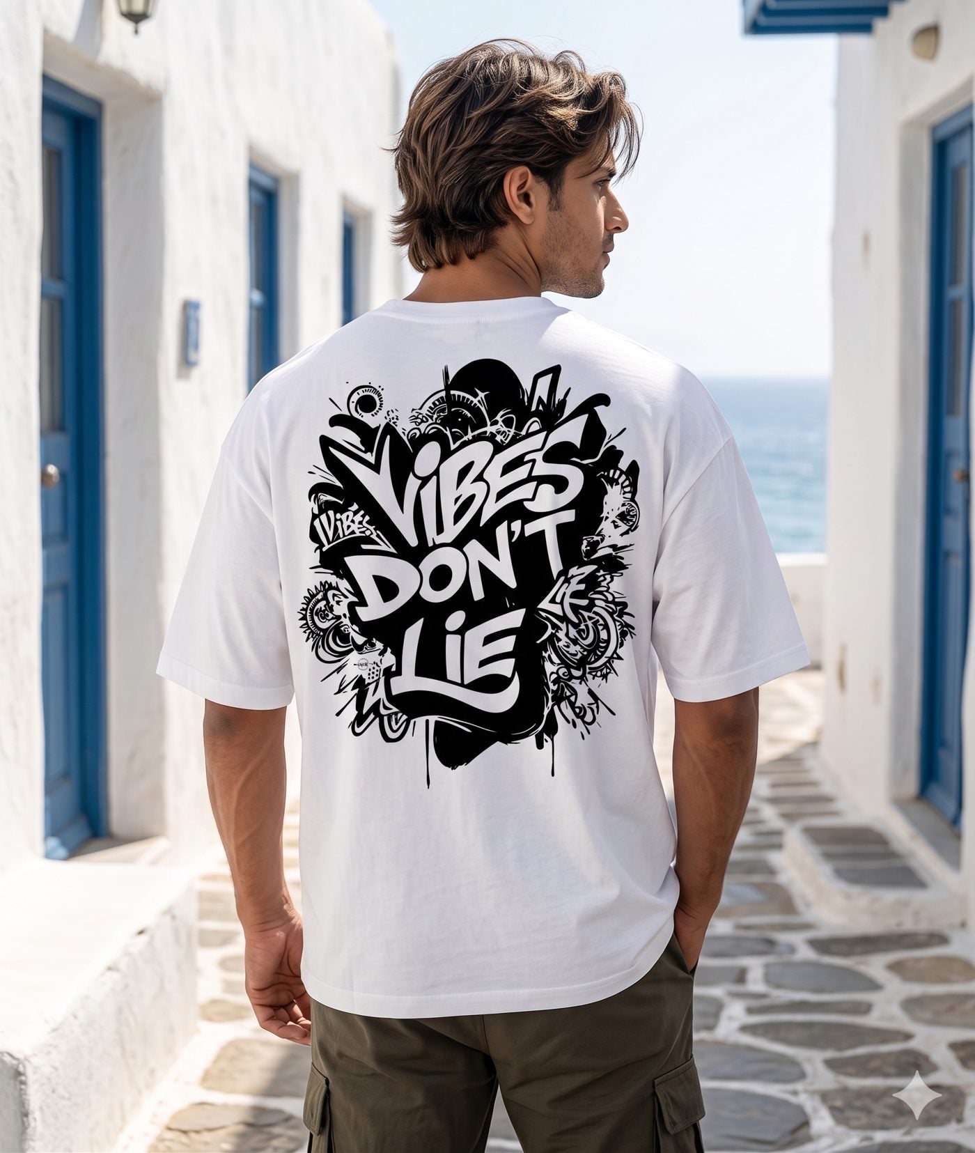 Vibes Don't Lie Oversized T-Shirt