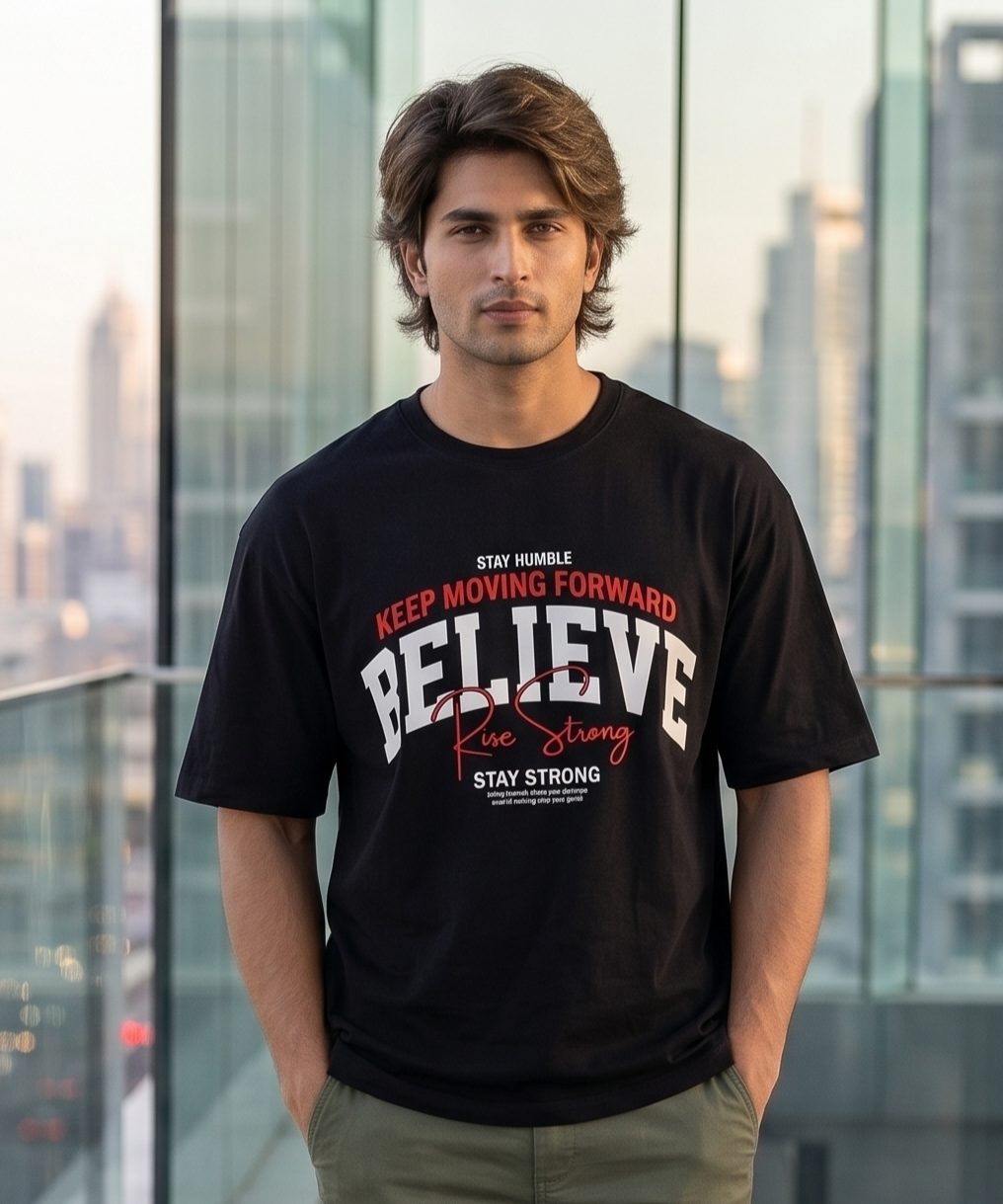 Believe Oversized T-Shirt