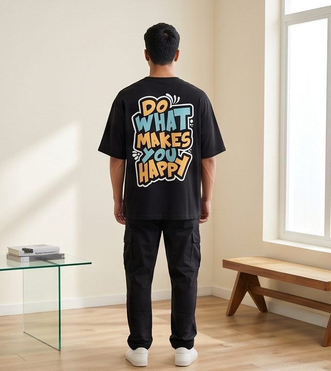 Do What Makes You Happy Oversized T-Shirt