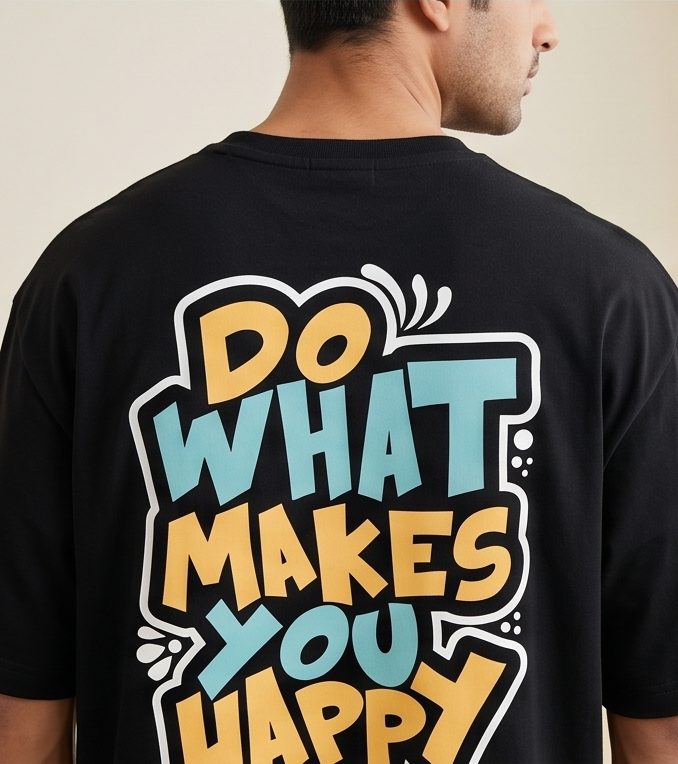 Do What Makes You Happy Oversized T-Shirt
