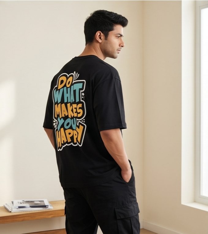 Do What Makes You Happy Oversized T-Shirt