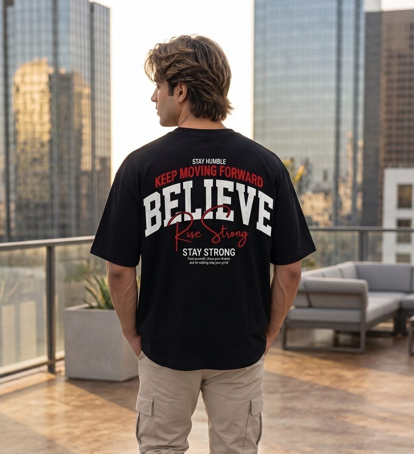 Believe Oversized T-Shirt