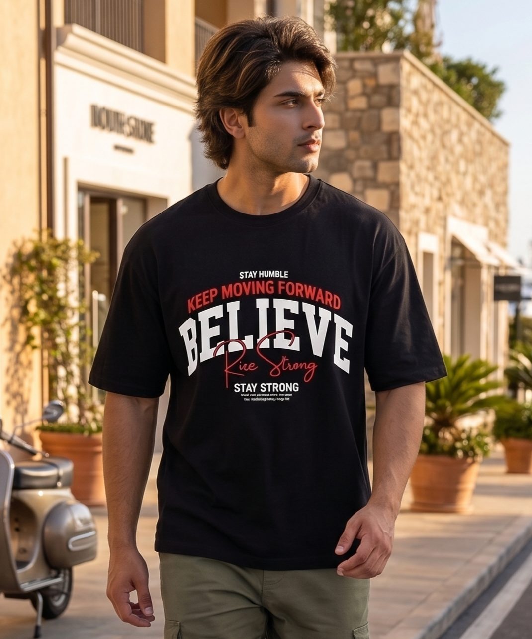 Believe Oversized T-Shirt