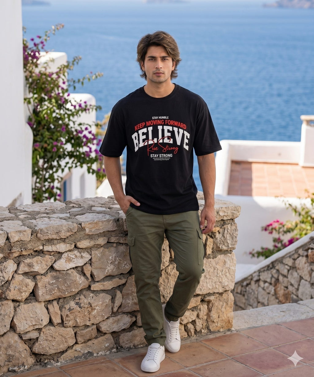 Believe Oversized T-Shirt
