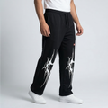 Flame Print Lower Black
