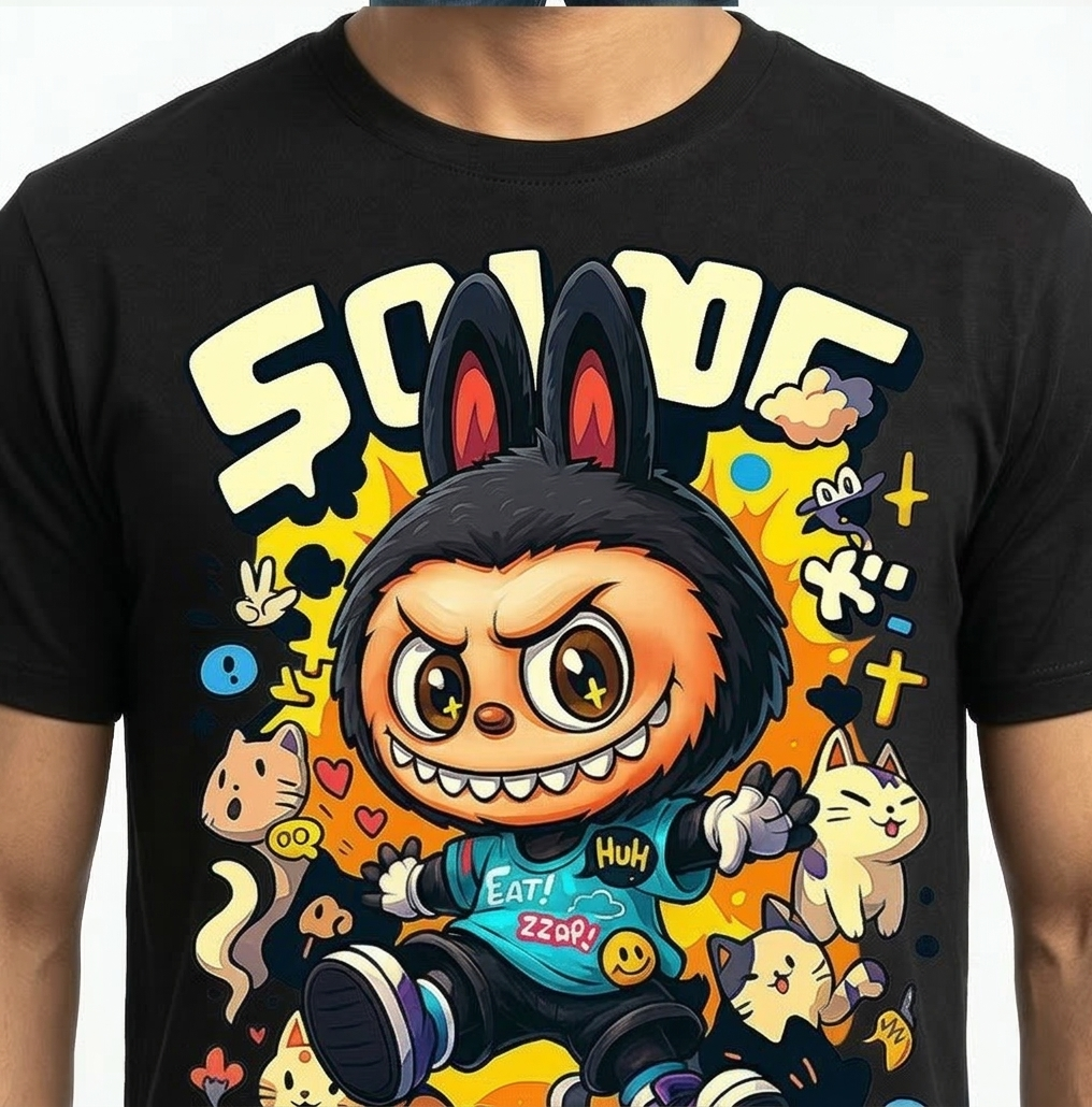 Savage Cartoon Graphic Tee back