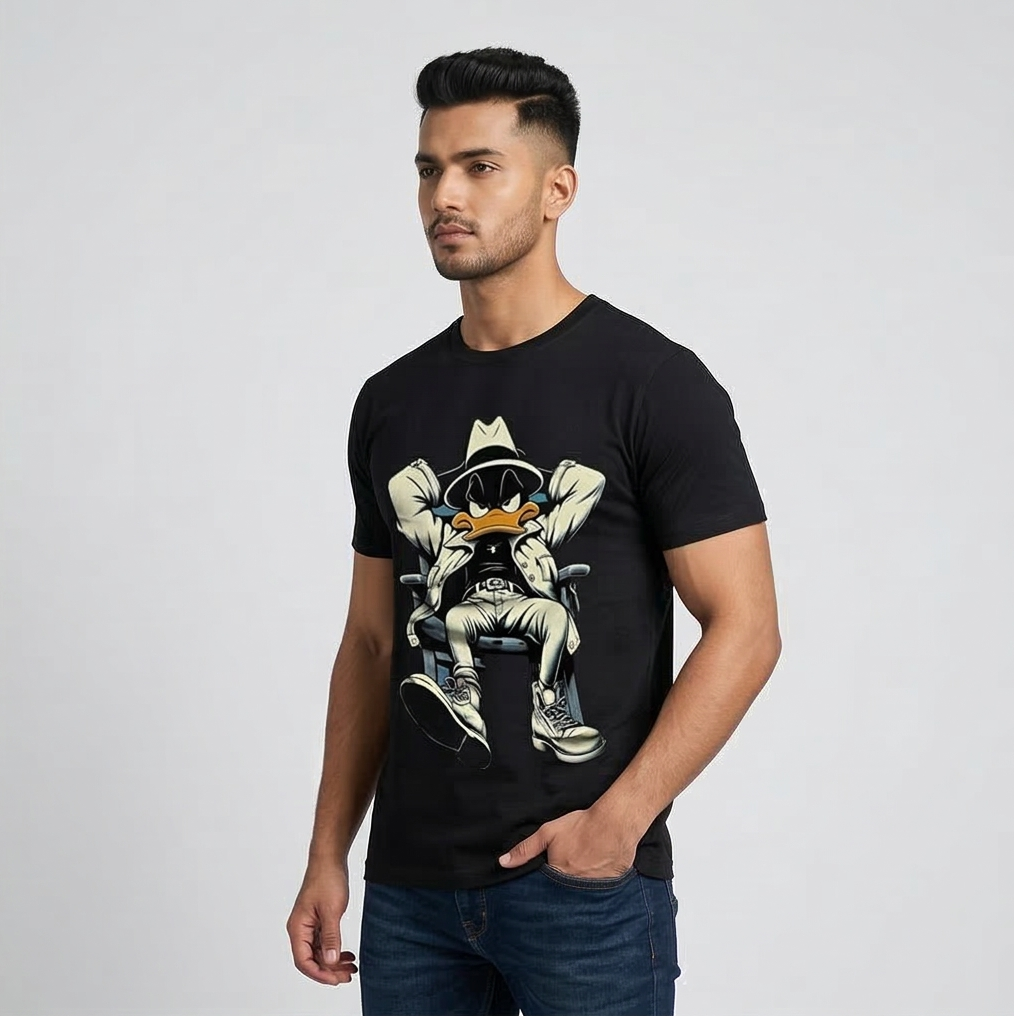 Gangster Duck Printed Tee