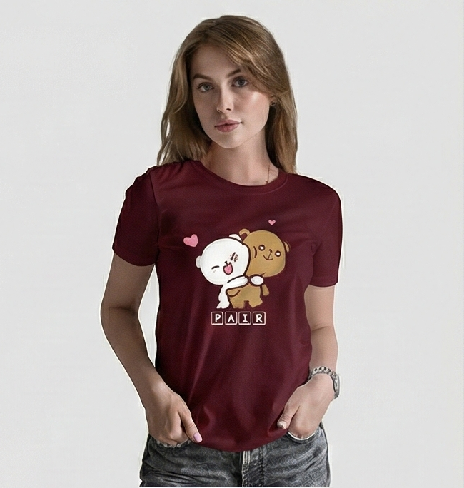 Teddy bear couple design