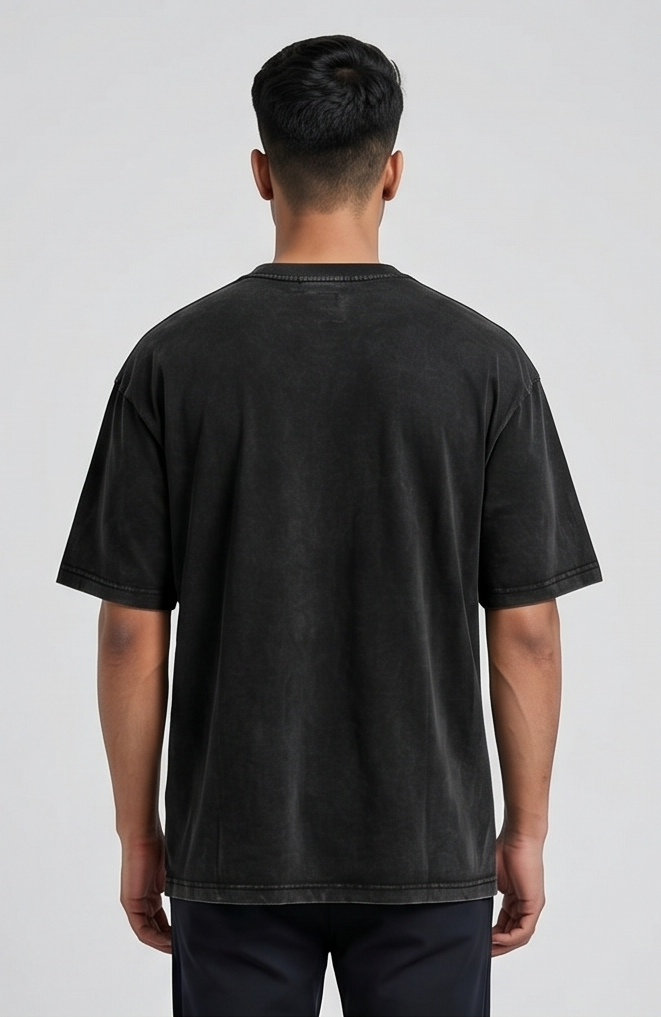 OXO Minimal Geometric Graphic Oversized T-Shirt | Men