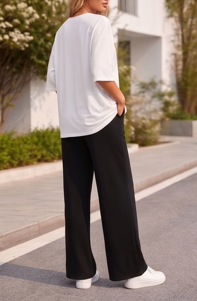 Butterfly Aesthetic Graphic Wide Leg Pyjama Lower | Women