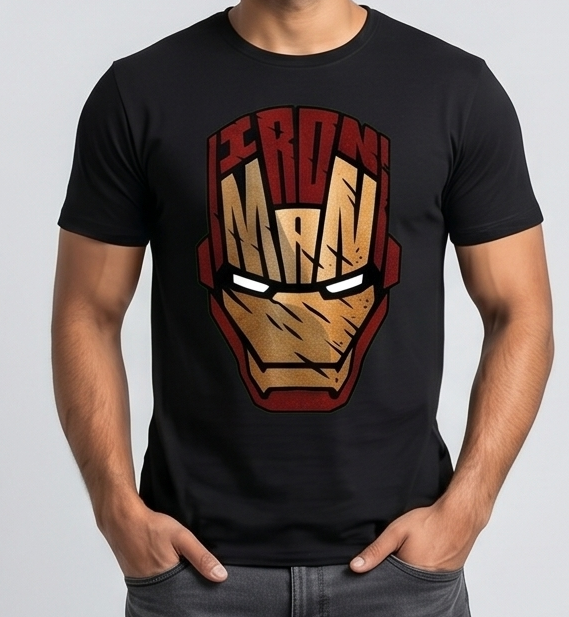 Iron Man Helmet Graphic Tee