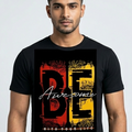 Be Awesome black tshirt front