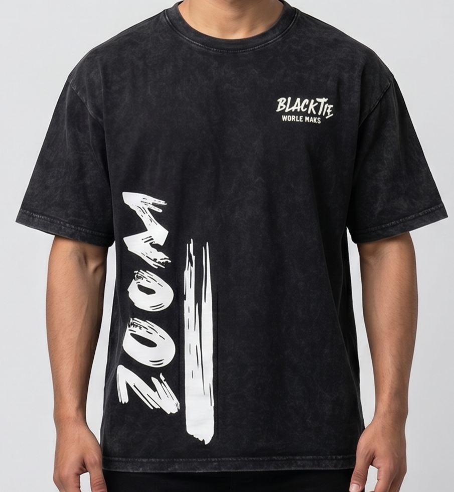 Zoom Graphic Oversized T-Shirt | Men