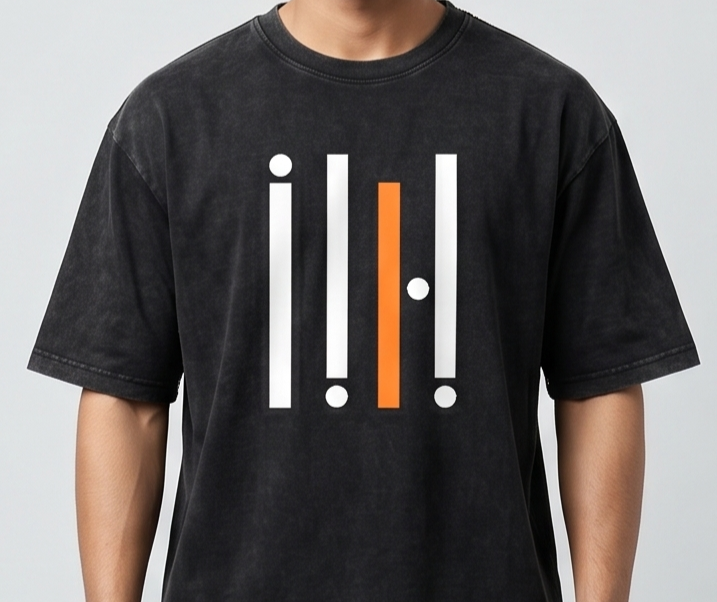 Equaliser Music Graphic Oversized T-Shirt | Men