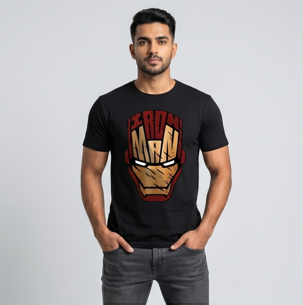 Iron Man Helmet Graphic Tee