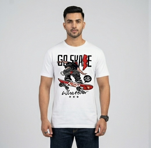 Skater graphic tshirt front