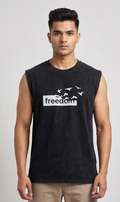 Freedom Typography Statement Oversized T-Shirt | Men
