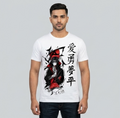 Anime hero graphic tshirt front