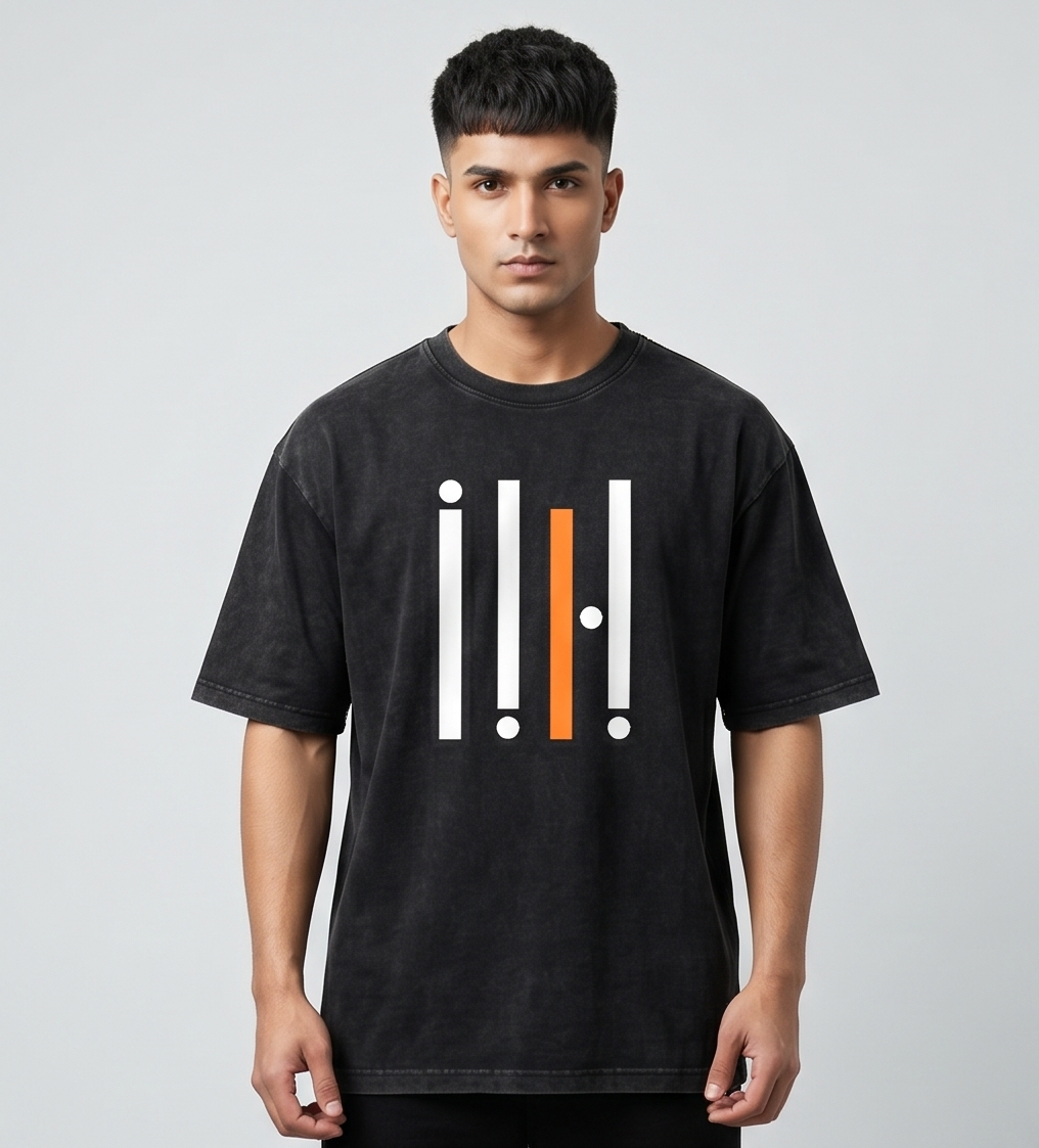 Equaliser Music Graphic Oversized T-Shirt | Men