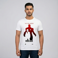 Invincible Tony Stark white tshirt front