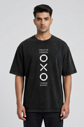 OXO Minimal Geometric Graphic Oversized T-Shirt | Men