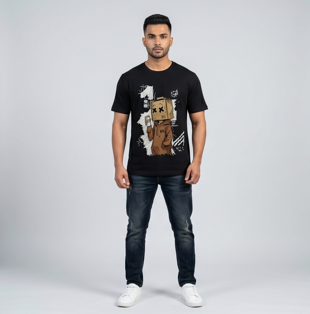 Marshmello DJ black tshirt front