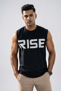 Rise Motivational Typography Oversized T-Shirt | Men
