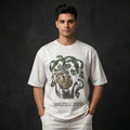 Medusa Greek Mythology Graphic Oversized T-Shirt | Men
