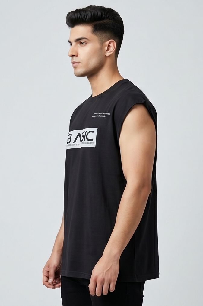 Basic Essential Oversized Cotton T-Shirt | Men