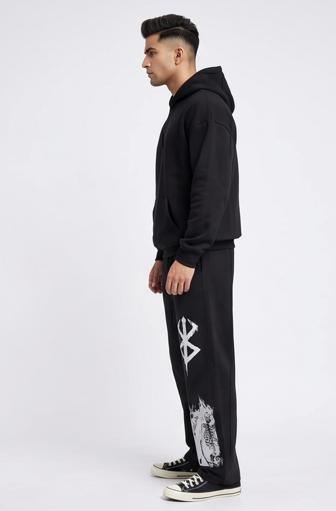 Berserk Inspired Anime Graphic Streetwear Trackpants | Men
