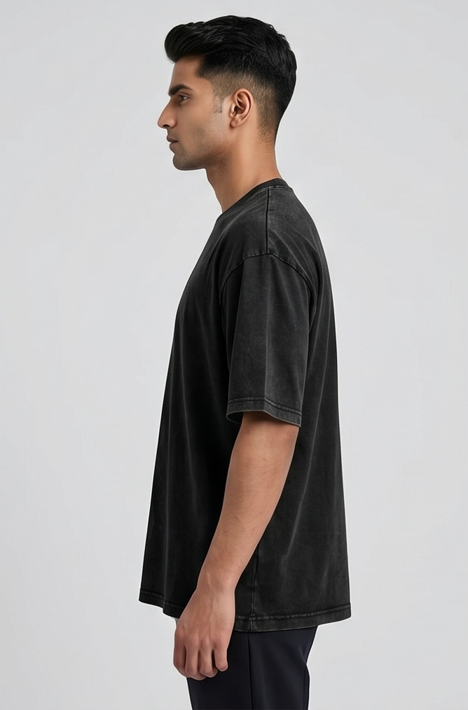 OXO Minimal Geometric Graphic Oversized T-Shirt | Men