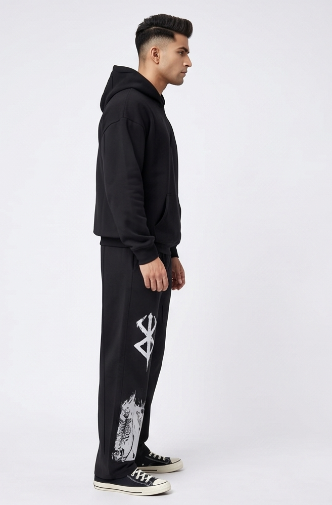 Berserk Inspired Anime Graphic Streetwear Trackpants | Men
