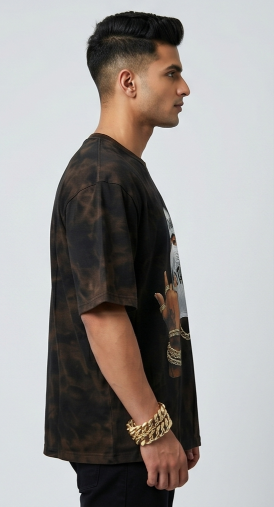 Not Bound Typography Statement Oversized T-Shirt | Men