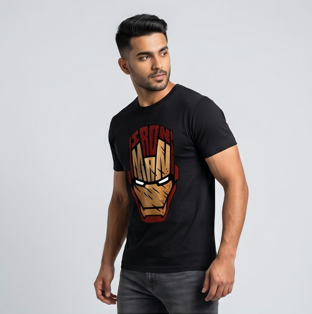 Iron Man Helmet Graphic Tee