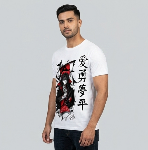 Anime tshirt side pose