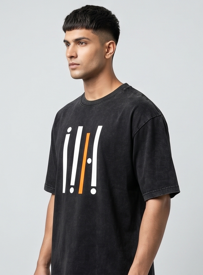 Equaliser Music Graphic Oversized T-Shirt | Men