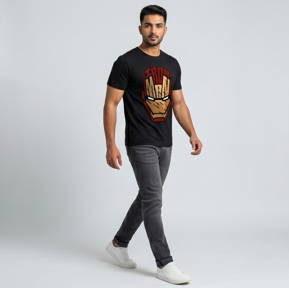Iron Man Helmet Graphic Tee