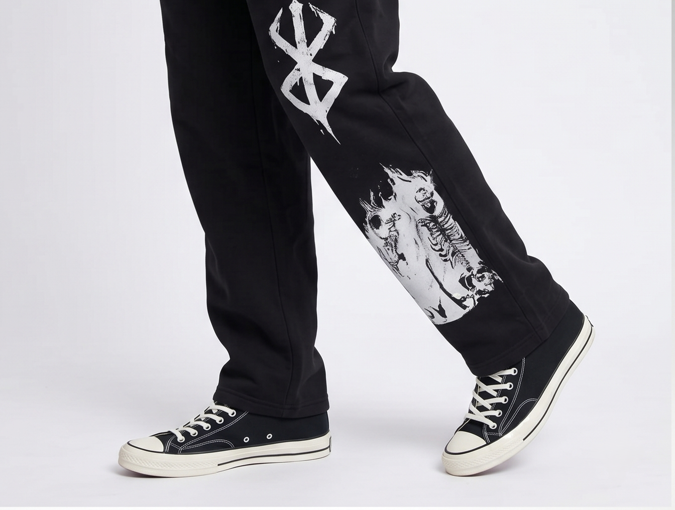Berserk Inspired Anime Graphic Streetwear Trackpants | Men