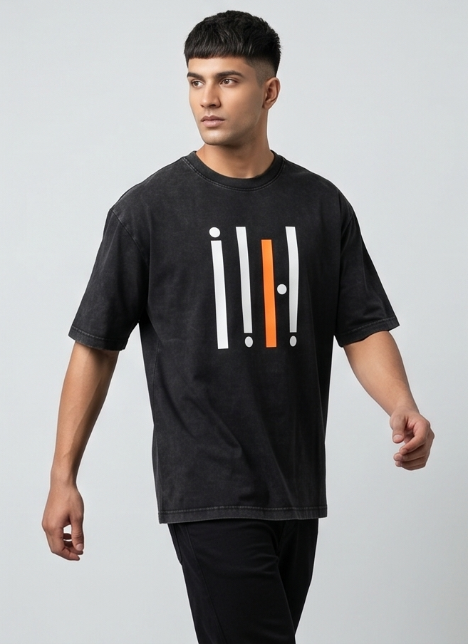 Equaliser Music Graphic Oversized T-Shirt | Men