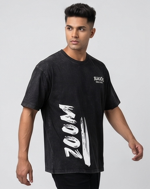 Zoom Graphic Oversized T-Shirt | Men