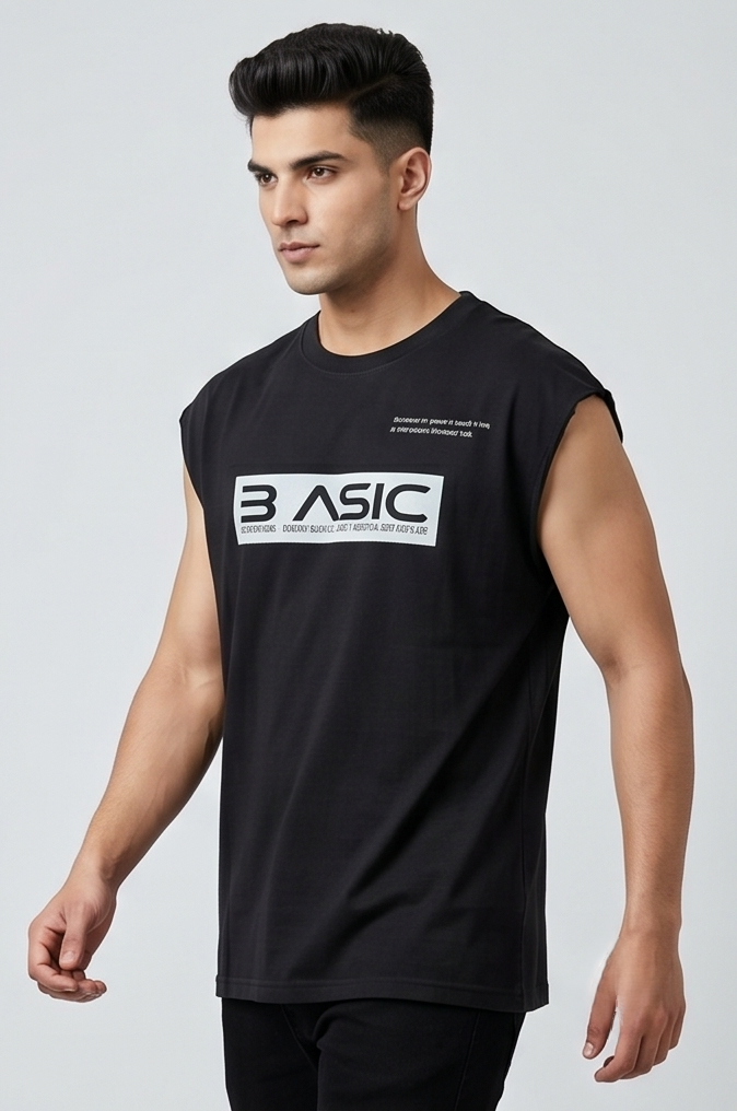 Basic Essential Oversized Cotton T-Shirt | Men
